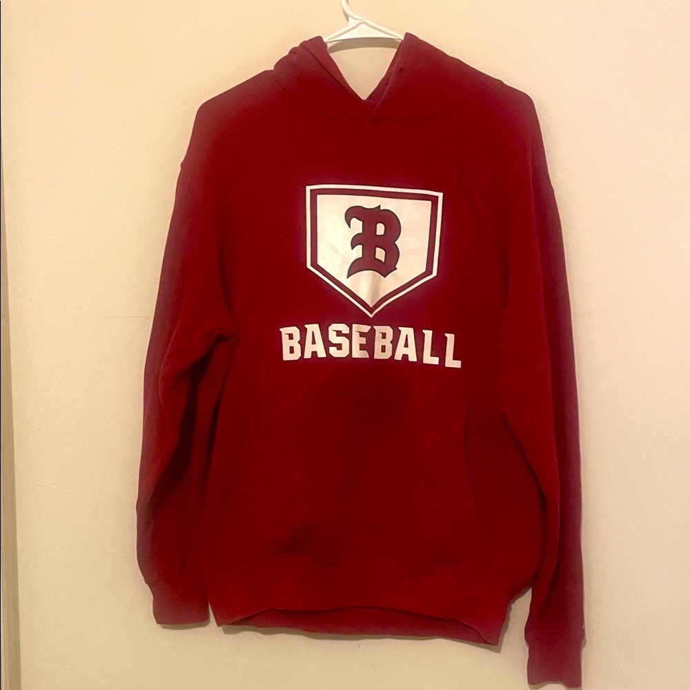 Red Baseball Hoodie